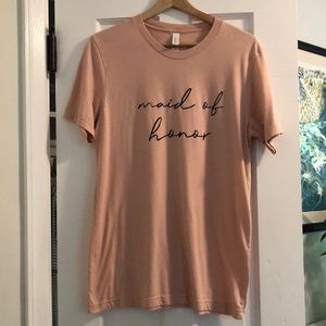 Maid of Honor Tee - Etsy